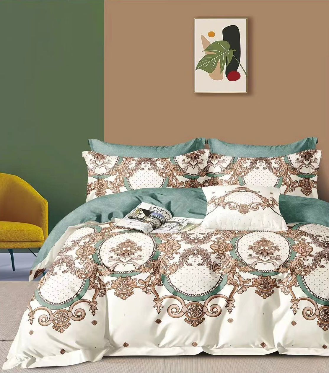 Lenjerie 2 persoane bumbac 100%